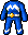 Image of the Mesoranger Blue Suit overall.