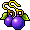 Image of the Grape Earrings earring.